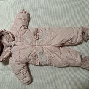 Cozy Pink Kids One Piece Footie